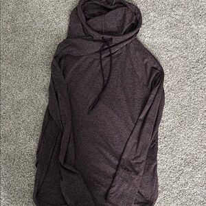 Athleta Purple Hooded Long Sleeve Top